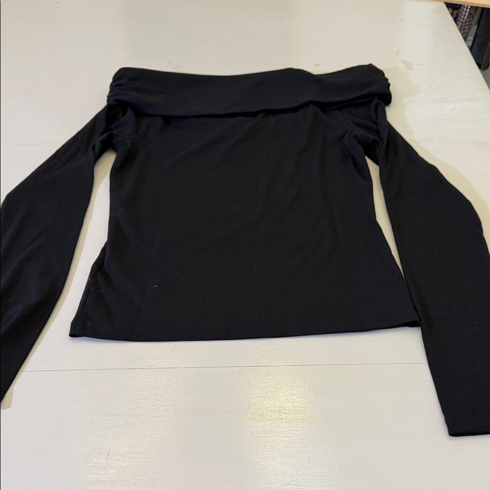 J. Crew Refined rib off-the-shoulder top Size Small - Picture 2 of 9